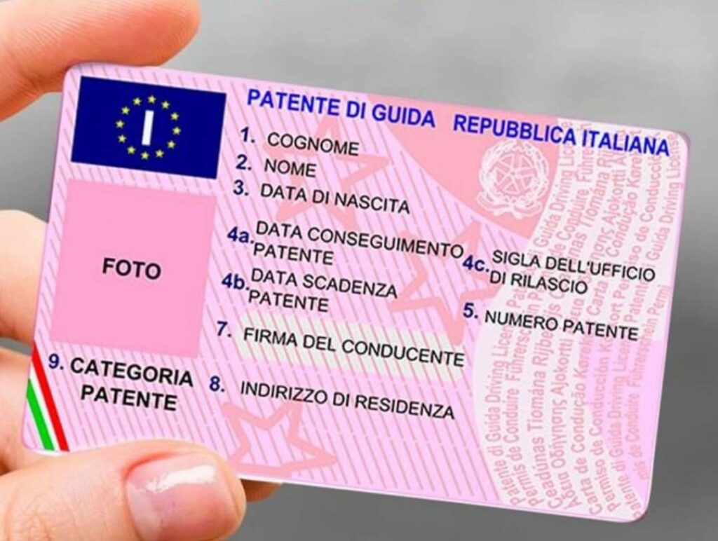 traduzione giurata patente di guida italiana